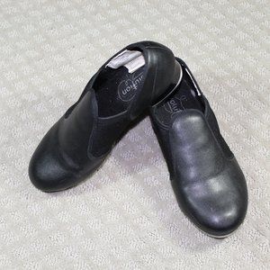 Revolution Dancewear Black No Tie Tap Shoes Style 531 Size:7 Women's